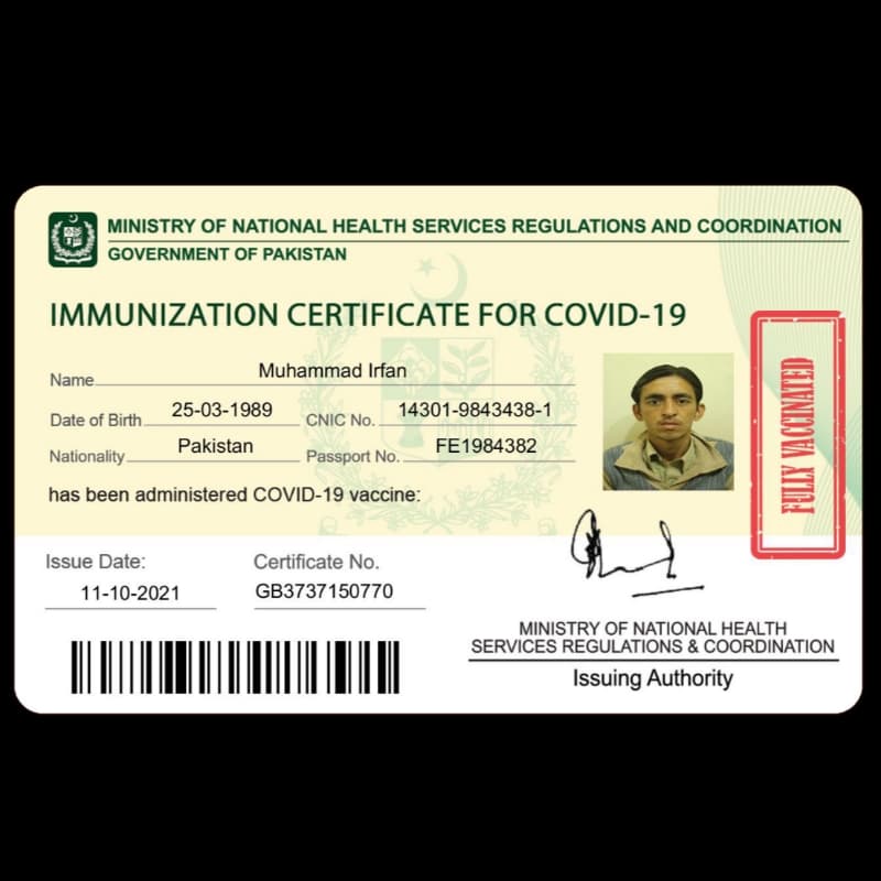 Covid-19 Card
