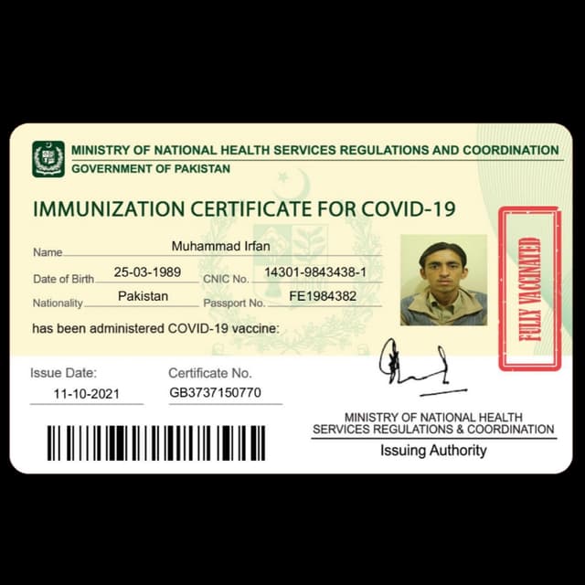 Covid-19 Card